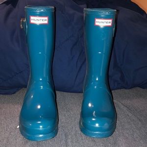 New HUNTER Short Gloss Rain Boots